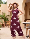 Naisha K 941 Rayon Discharge Printed Kurti With Bottom Exporters In India